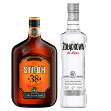 Stroh rum of Zoladkowa vodka